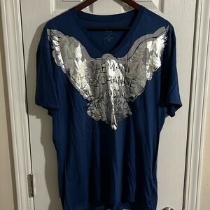 NWT Armani Exchange V-Neck Tee - size XXL.